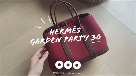 選包開箱：關於愛馬仕 Hermès Garden Party 帆布花園包，我只 